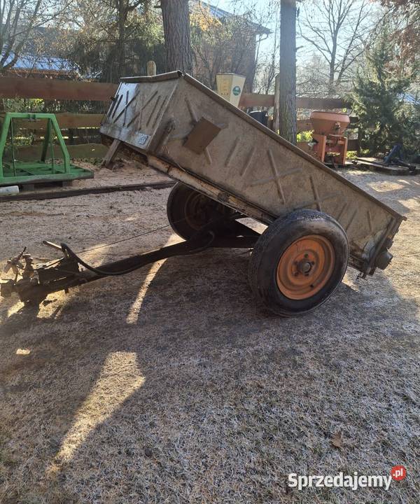 Przyczepka tz4k kipper traktorek ogrodowy Wywrotki Krosno Odrzańskie sprzedam