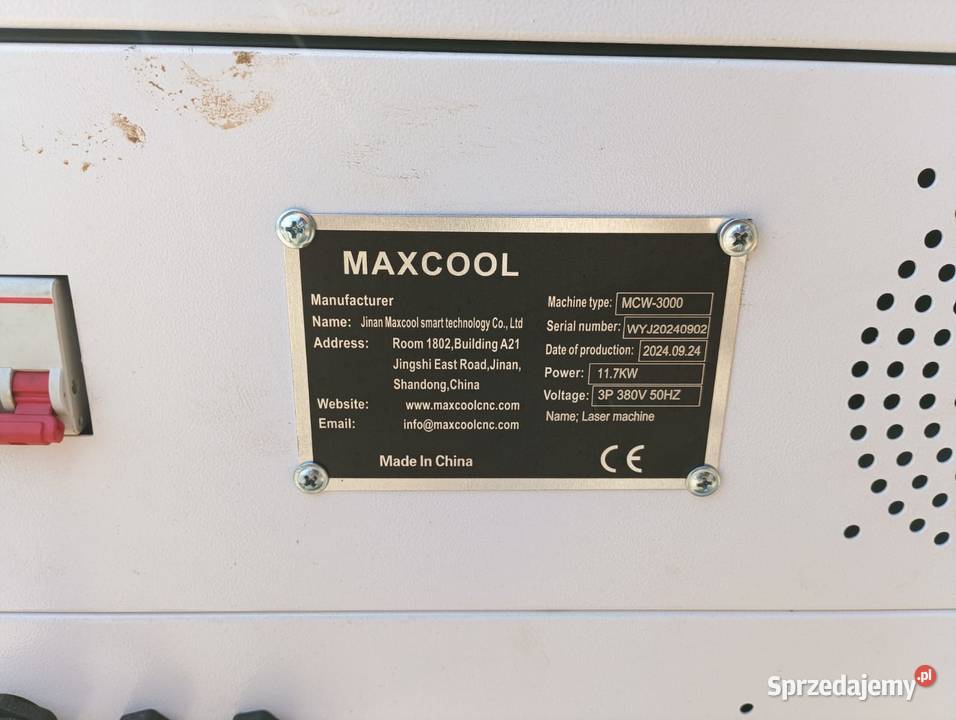 Spawarka laserowa MaxCool 3 KW 3w1 Kiełpino