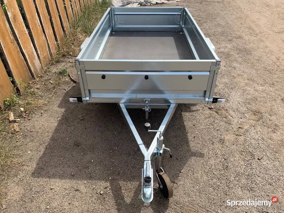 Przyczepka towarowa NIEWIADÓW przyczepa 205x122 598kg Do samochodów osobowych Stargard sprzedam