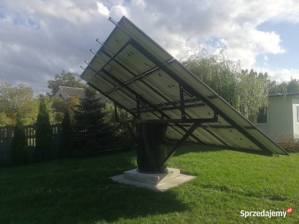 Traker solarny śledzenie słońca fotowoltaika Radom