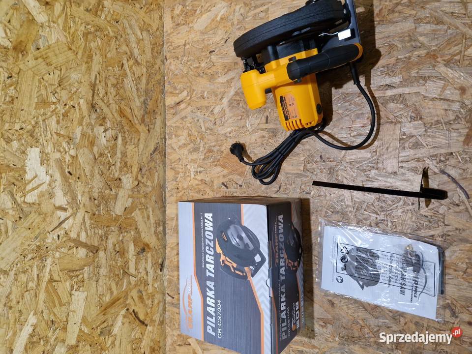 CRAMP CS7004 PILARKA TARCZOWA RĘCZNA 1300W 185MM Głogowa sprzedam