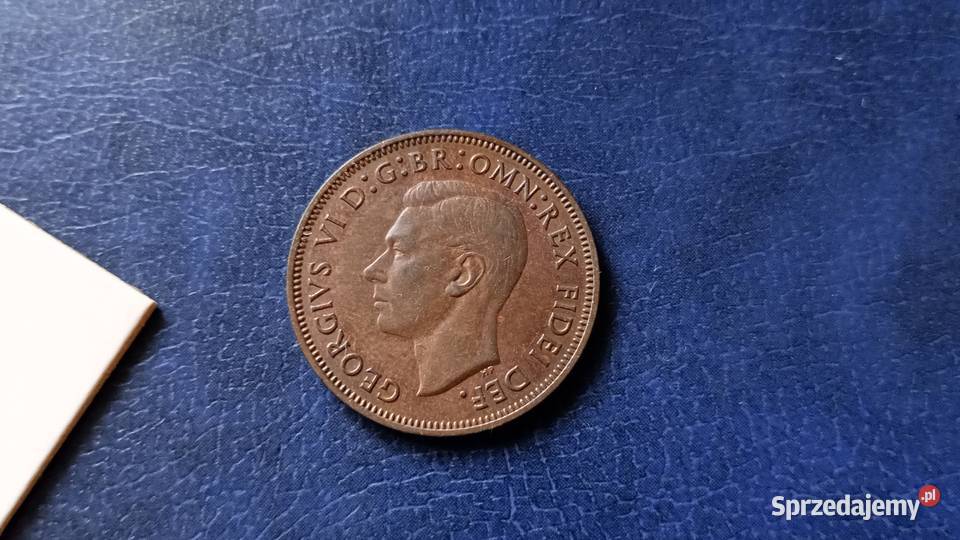 Stare monety 12 pens 1952 Wielka Brytania Lesko