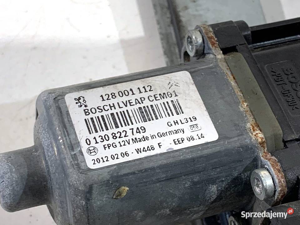 PODNOŚNIK SZYBY PRAWY PRZÓD CITROEN C5 III osobowe Części samochodowe