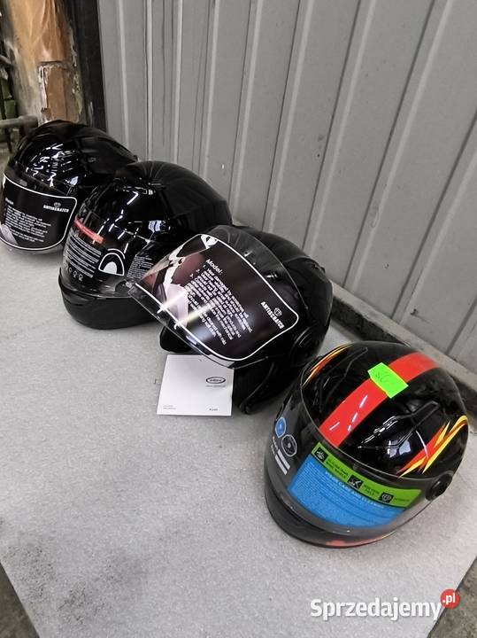 Kaski motocyklowe Wszystkie rozmiary Plecka Dąbrowa sprzedam