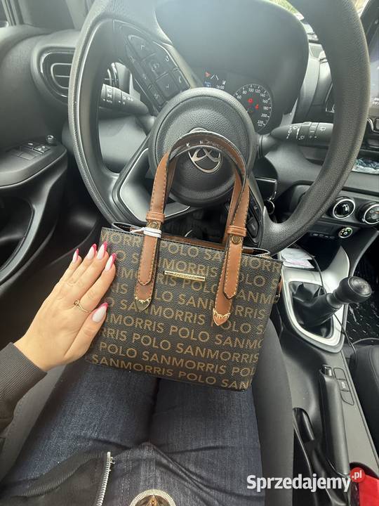 Torebka damska SANMORRIS brązowa elegancka nowa Dla kobiet Tarnowskie Góry