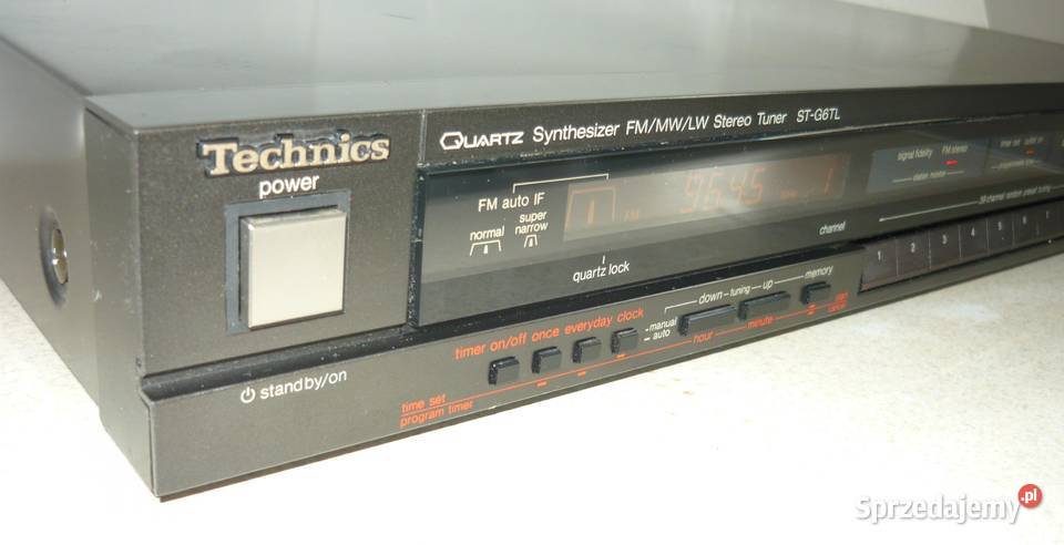 Technics Tuner Radio TIMER STG6TL Zegar ST G6T Krotoszyn
