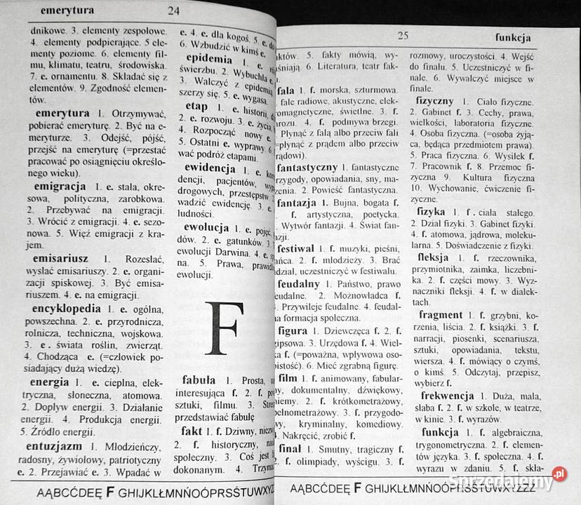 Słownik frazeologiczny szkoły podstawowej Chełm sprzedam