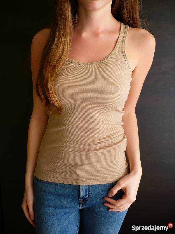 Beżowa bokserka Terranova xs 34 koszulka bluzka Topy i koszulki Toruń