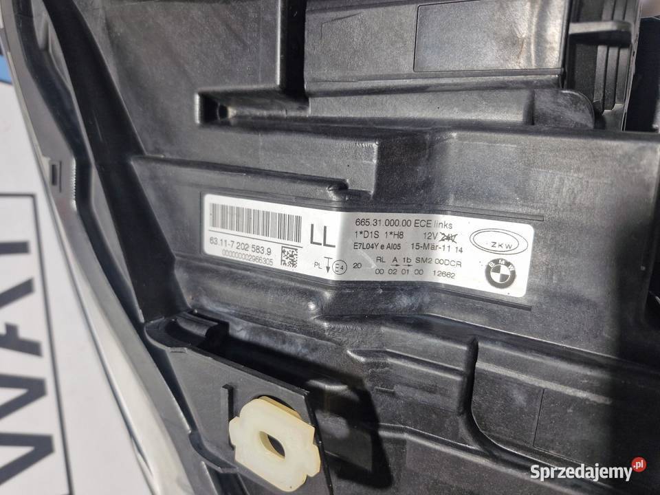 BMW 3 E90 E91 LCI LIFT LAMPA LEWA PRZÓD BIXENON