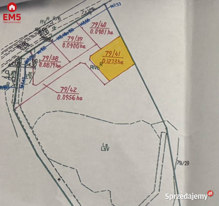 Działka 1100m2 Rożyńsk Wielki budowlana warmińsko-mazurskie sprzedam