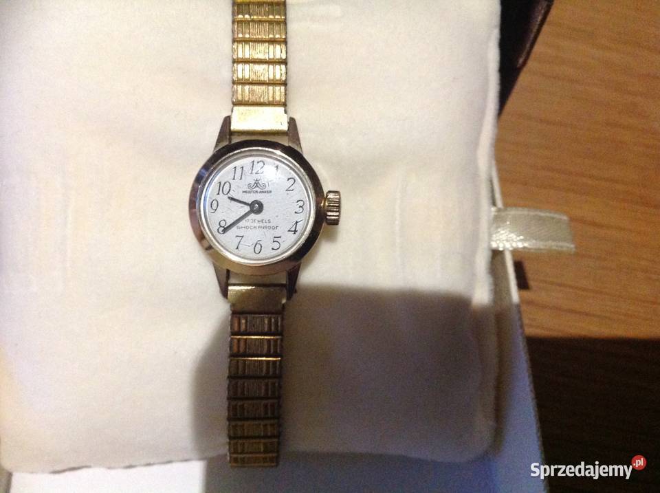 Stary Zegarek Pozłacany Damski MEISTER ANKER 17 Nowa Sól