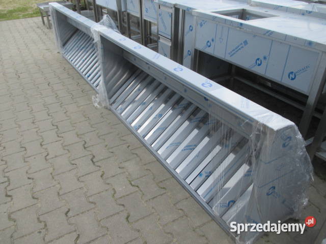 OKAP GASTRONOMICZNY TRAPEZOWY Z FILTRAMI 4007040 Ostrów Wielkopolski sprzedam