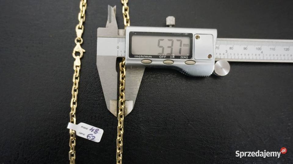 ZŁOTY ŁAŃCUSZEK ANKIER KUTY ŁAŃCUCH 48G