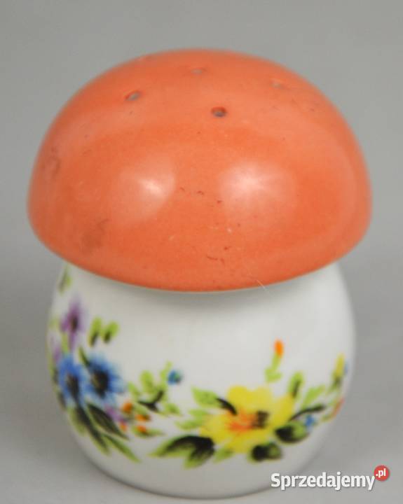 solniczka grzybek porcelana Aquincum Węgry lata Pomiechówek