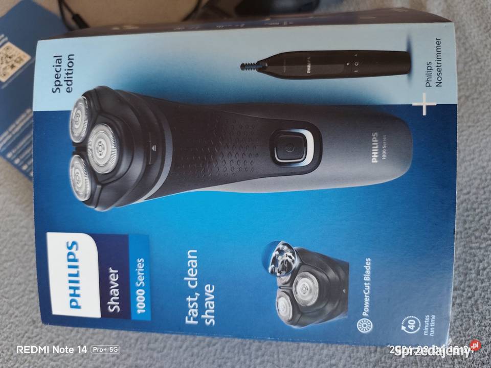 Golarka Philips series 1000 trymer do nosa