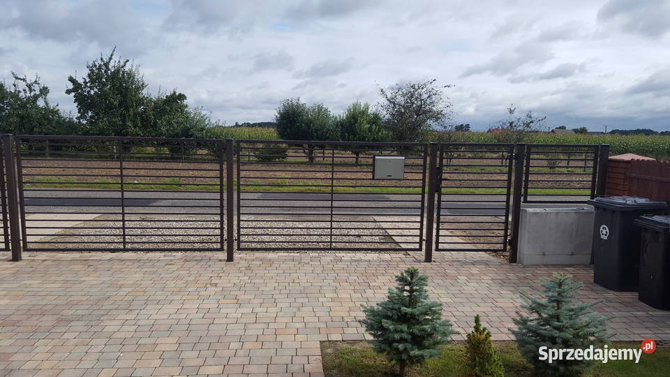 Brama przesuwna 400x150 ogrodzenia bramy Kalisz wielkopolskie
