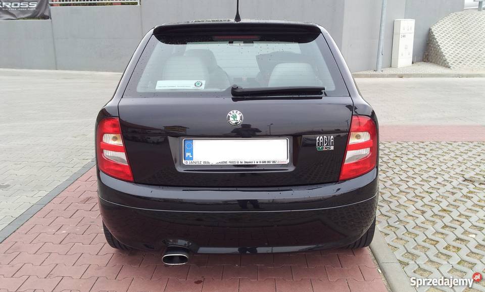 SKODA FABIA RS 19 130 okazja Fabia