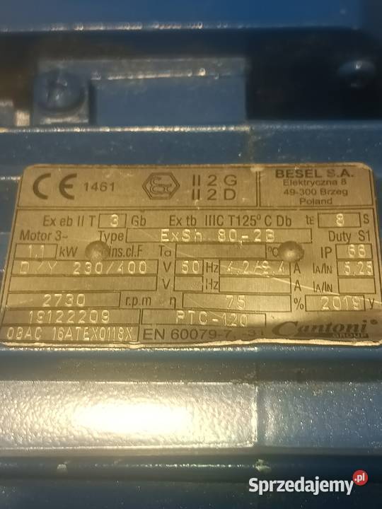 Silnik elektryczny 230400V 11kW 2730obrmin Besel