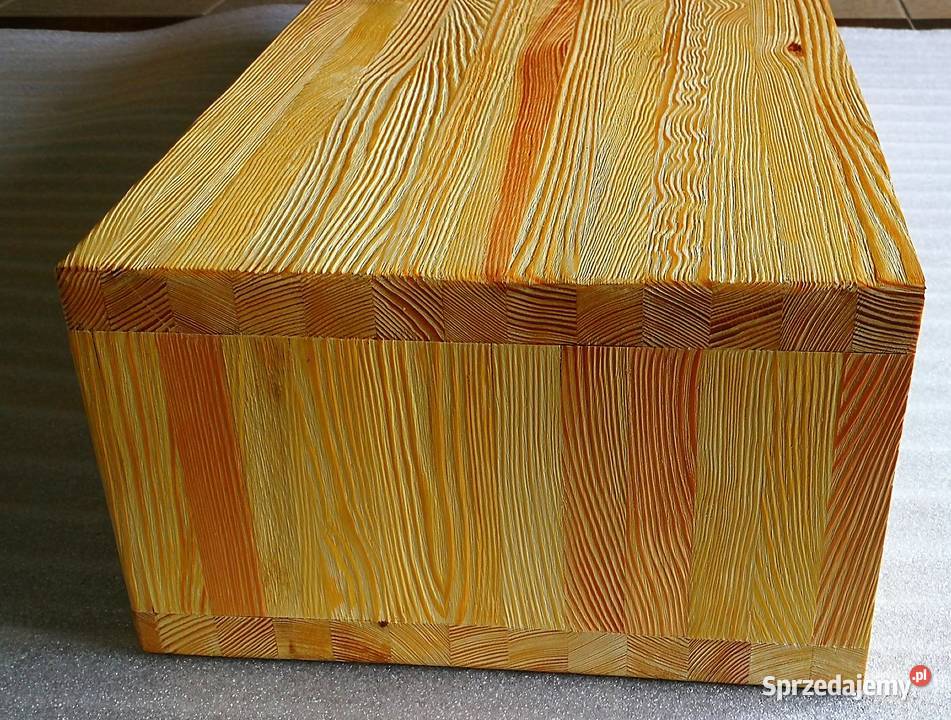 Konsola drewniana rustykalna półka drewniana 100cm Szafy, regały, półki