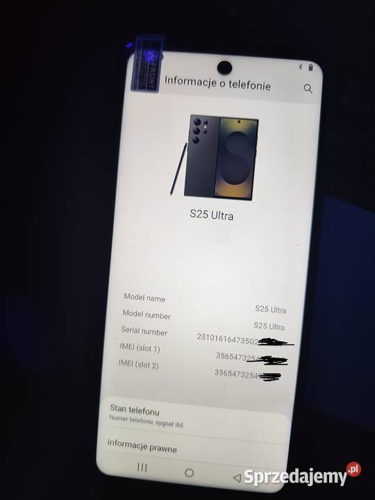 Nowy S25 Ultra 512GB Czarny mazowieckie Warszawa