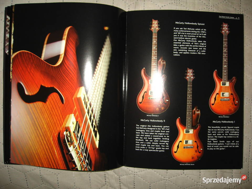 PRS Paul Reed Smith Guitars 2000 katalog gitar Instrumenty pomorskie Kępice