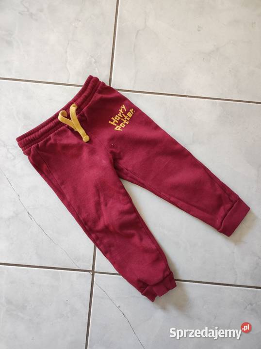 Harry Potter spodnie bordowe dziecięce dres uniseks