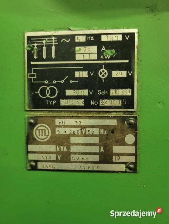 Czechosłowacka Frezarka FGU 32 Opole