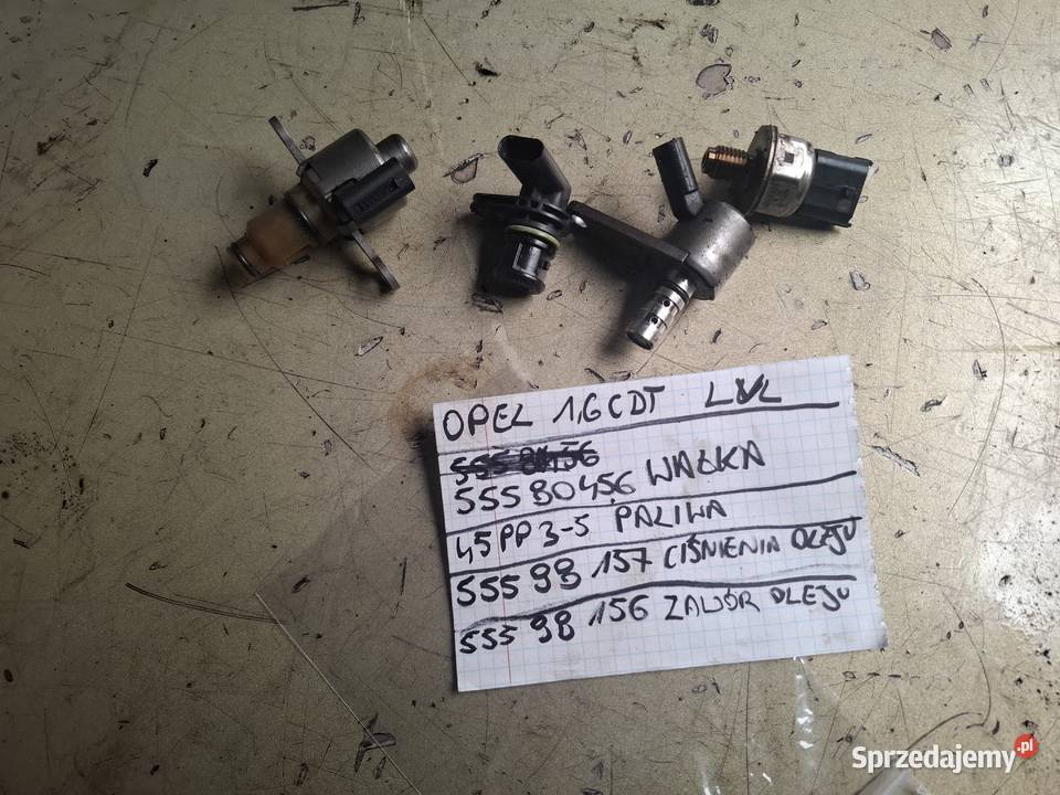 OPEL ASTRA J 16 CDTI czujnik walka 55580456 Kielce
