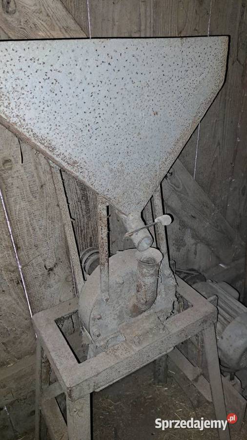Śrutownik do zboża z czasów PRL nieuszkodzony Maszyny rolnicze Rzeszów sprzedam