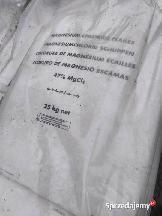 Chlorek magnezu płatki worek 25 na śnieg i lód śląskie Kłobuck