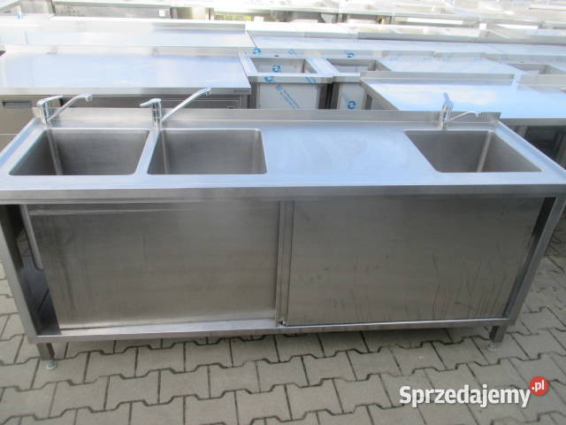 Zlew Gastronomiczny 3 Komorowy Z Drzwiami Gastronomia Ostrów Wielkopolski