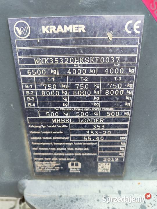 Kramer 5075 2019 1750mtg nie Czapury