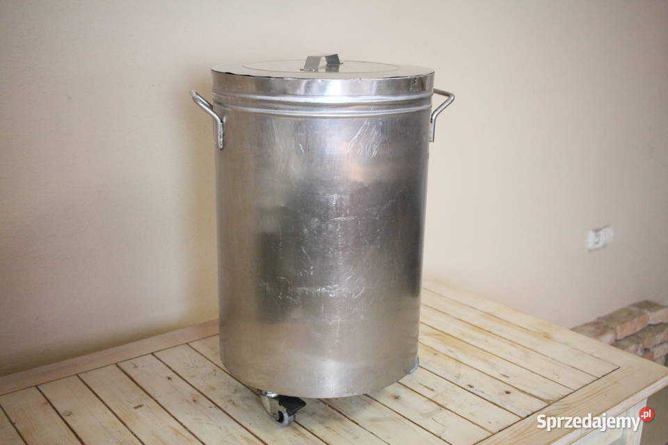 Kosz na odpadkizlewki gastronomiczny na kółkach Biznes i Przemysł Pszczyna