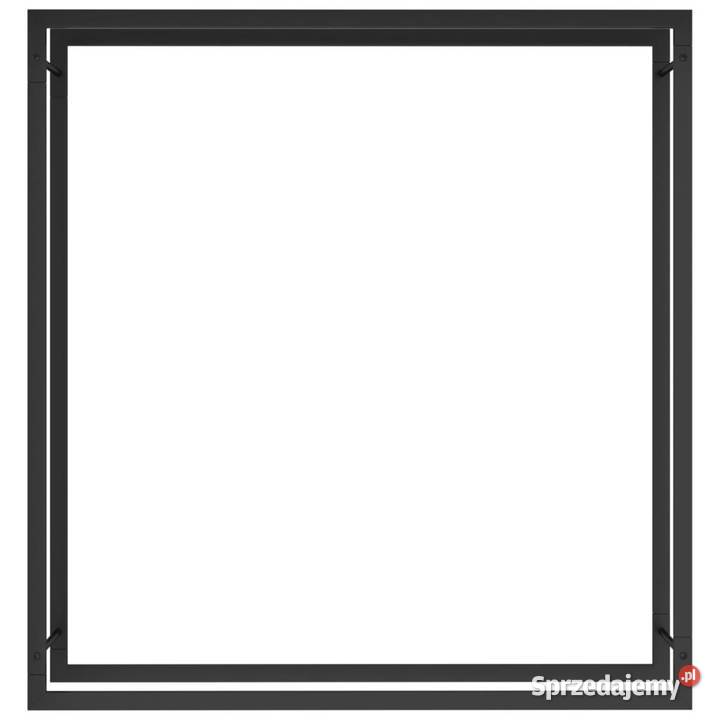Stojak na drewno matowy czarny 110x28x116 mazowieckie Warszawa sprzedam