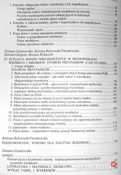 Rodziny wielodzietne w Polsce Bożena Chełm