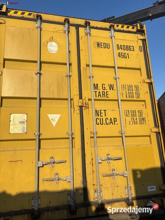Kontener morski 40 HC 12 metrów OKAZJA Magazynowanie Elbląg