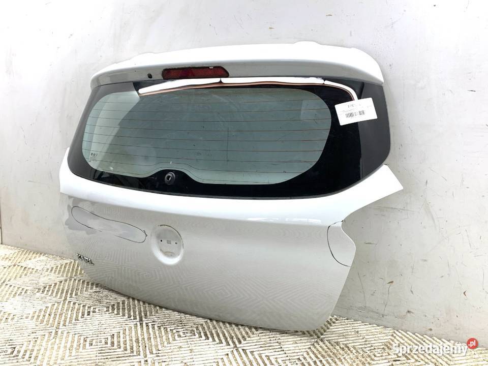 KLAPA TYŁ OPEL KARL Hatchback 1519 BIAŁY TYLNA osobowe
