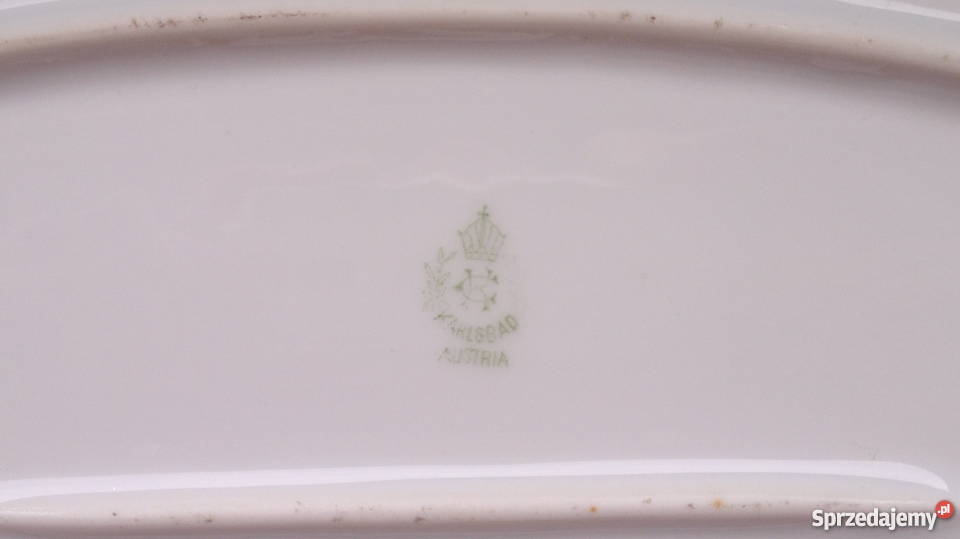 Patera stara antyczna Austria Karlsbad porcelana Porcelana i szkło Bytom