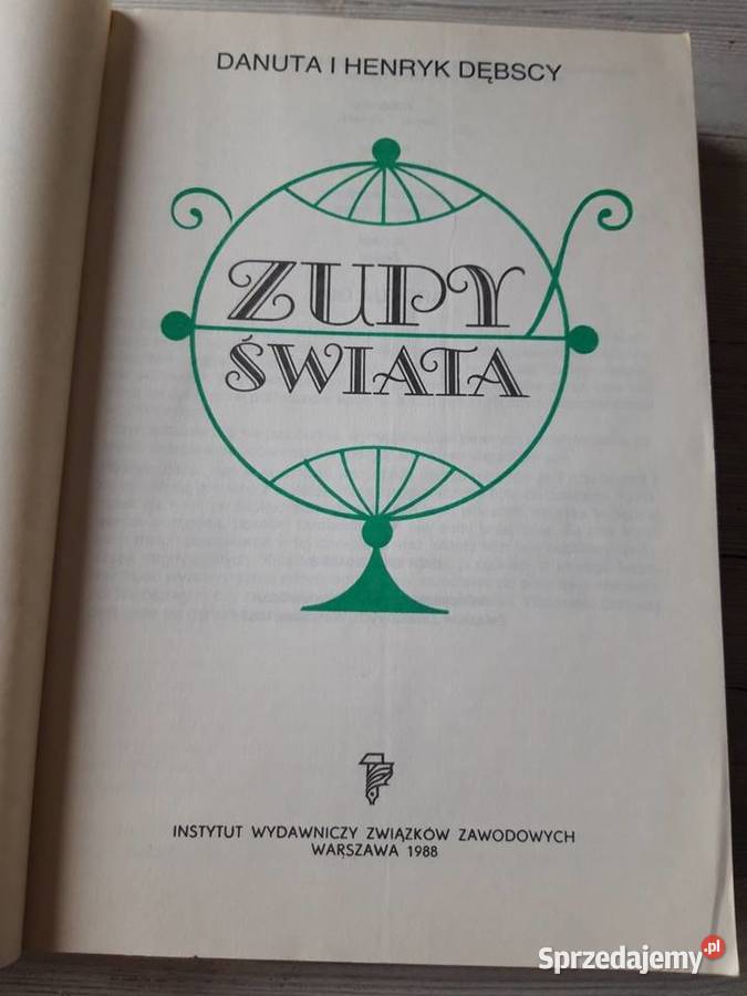 Zupy Świata Danuta i Henryk Dębscy 1988 Bielsko-Biała