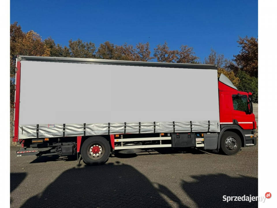 Scania P250 Euro 6 sypialna firanka wys260 winda Góra Kalwaria