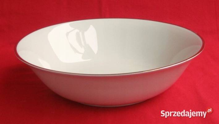 Stara duża salaterka miska Oskar Schaller Porcelana i szkło Koszalin