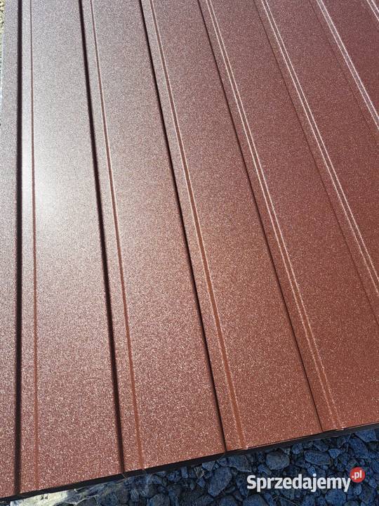 Blacha Trapezowa 2 gatunek T7 T18 grafit matbrąz Pokrycia dachowe Leszno