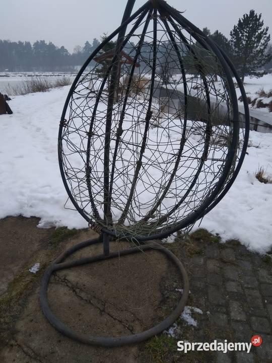 Fotel wiszący ogrodowy Kokon lubelskie Krężnica Jara