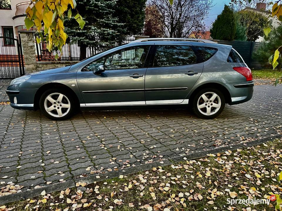 ŚlicznyPeugot407Sw2006r20HDIDieselPanoramaDłOpłtM elektryczne szyby Samochody osobowe Zduńska Wola