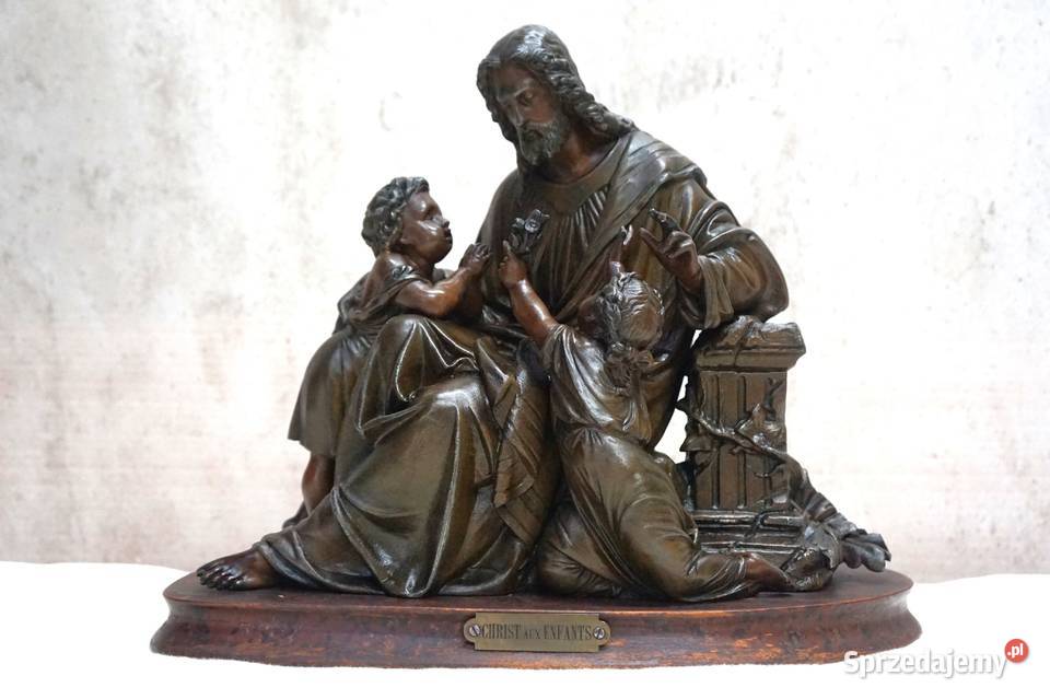 Rzeźba przedstawia Chrystusa z dziećmi Kalisz sprzedam