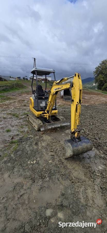 Minikoparka Holland e 18 r z 2008 roku 2300mtg Koparki Marcinkowice sprzedam