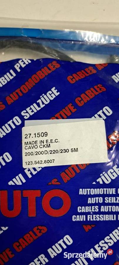 Linka prędkościomierza MERCEDES W123 W115 Linki hamulca Luzino
