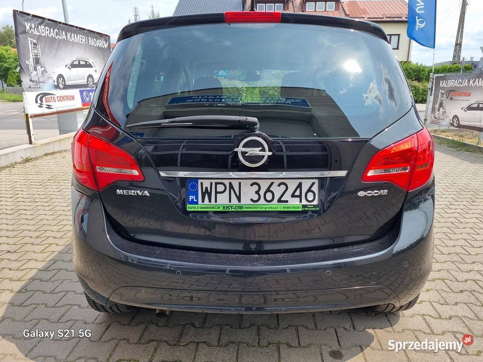 Opel Meriva B 14 TURBO 120 półskóry nawigacja czarny Płońsk