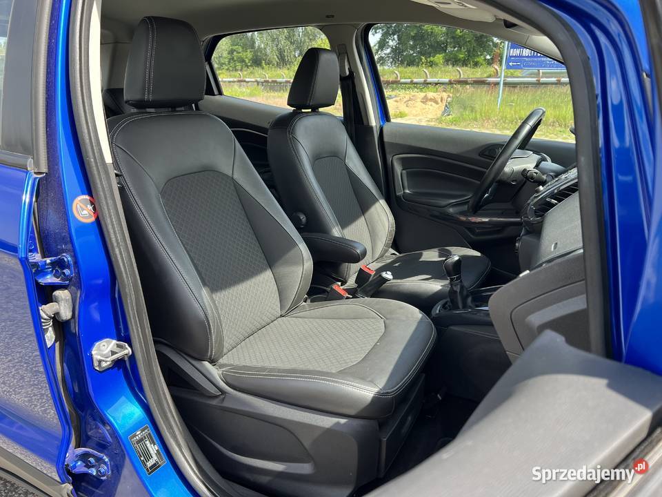 Ford EcoSport 10 BENZYNA Klimatronik Tempomat niebieski Konin