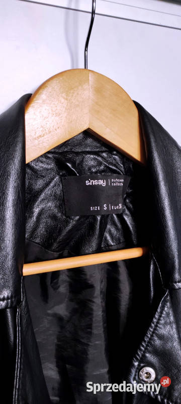 czarna kurtka skórzana ramoneska mazowieckie Warszawa